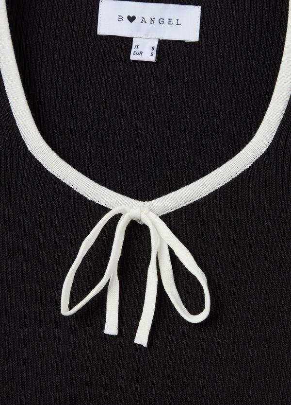 Ovs Maglia A Costine Con Fiocchetto