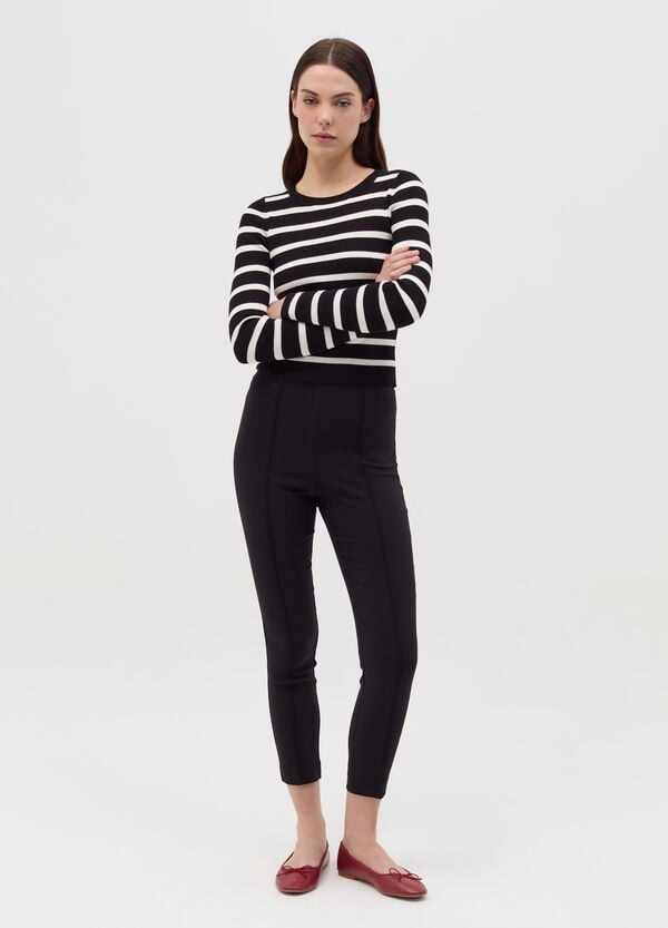 Ovs Maglia A Costine Fantasia A Righe