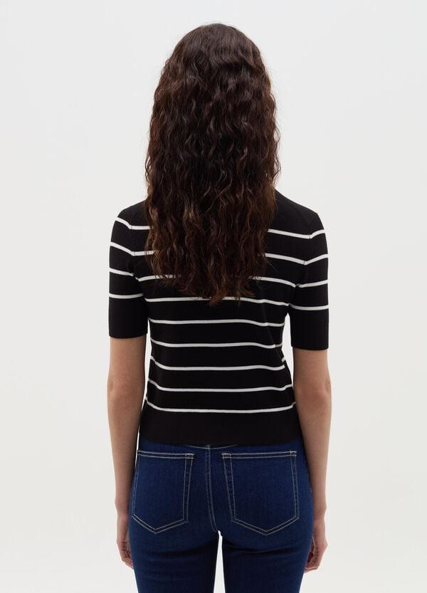 Ovs Maglia A Maniche Corte Con Disegno A Righe