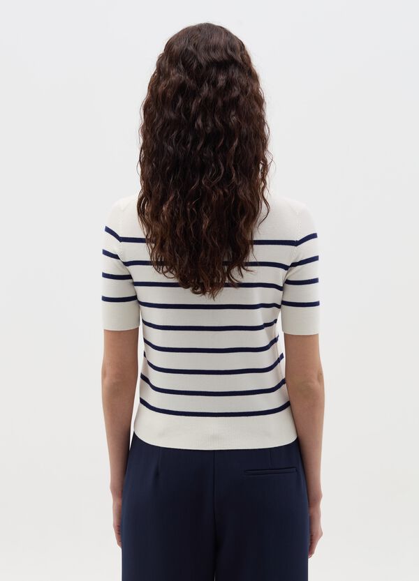 Ovs Maglia A Maniche Corte Con Disegno A Righe