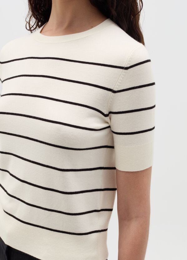 Ovs Maglia A Maniche Corte Con Disegno A Righe