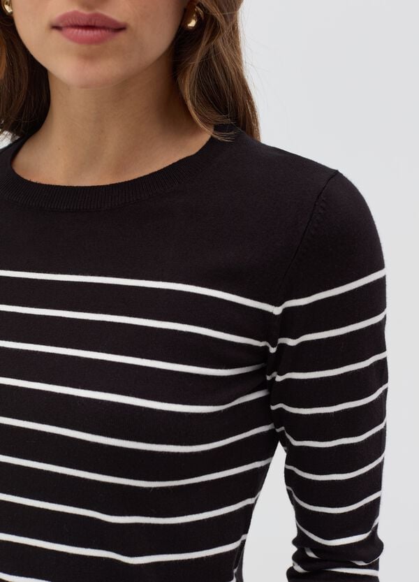 Ovs Maglia A Maniche Lunghe Fantasia A Righe