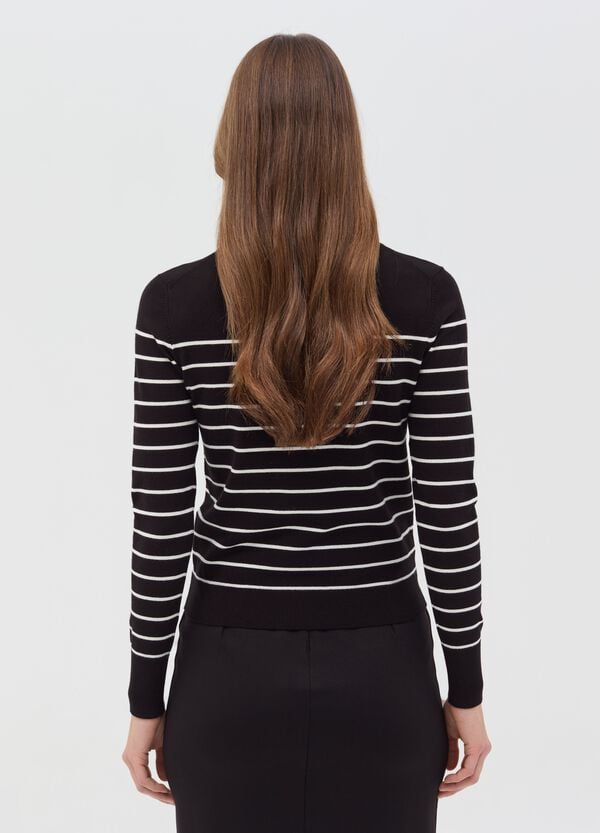 Ovs Maglia A Maniche Lunghe Fantasia A Righe