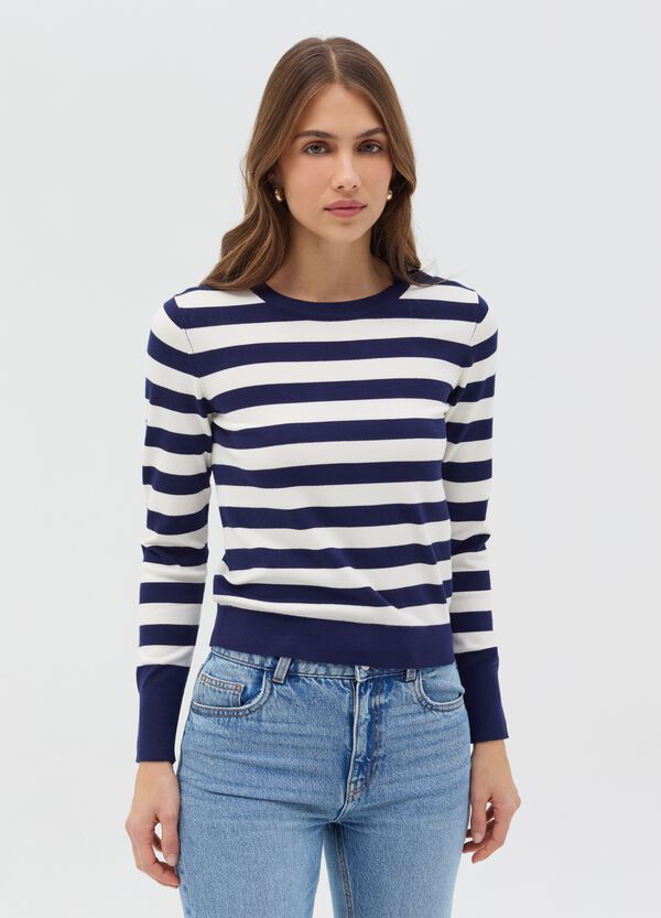 Ovs Maglia A Maniche Lunghe Fantasia A Righe