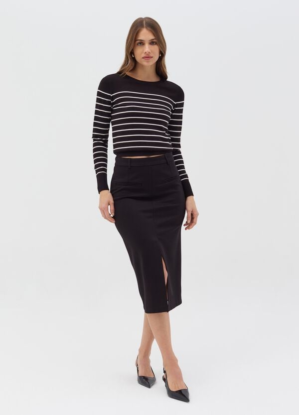 Ovs Maglia a maniche lunghe fantasia a righe