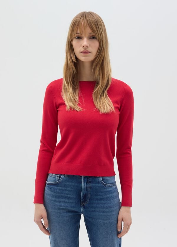 Ovs Maglia A Maniche Lunghe Scollo Rotondo