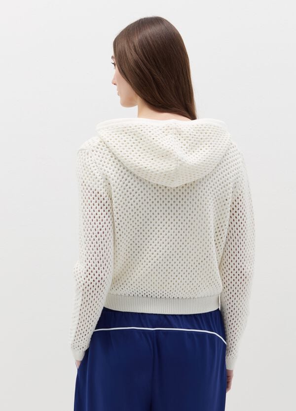 Ovs Maglia A Rete Con Cappuccio