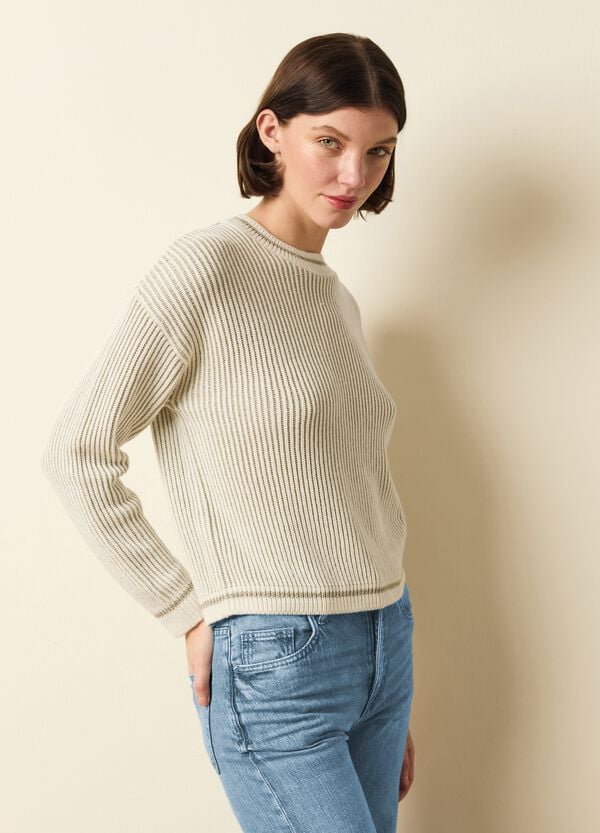 Ovs Maglia Con Motivo A Intarsio