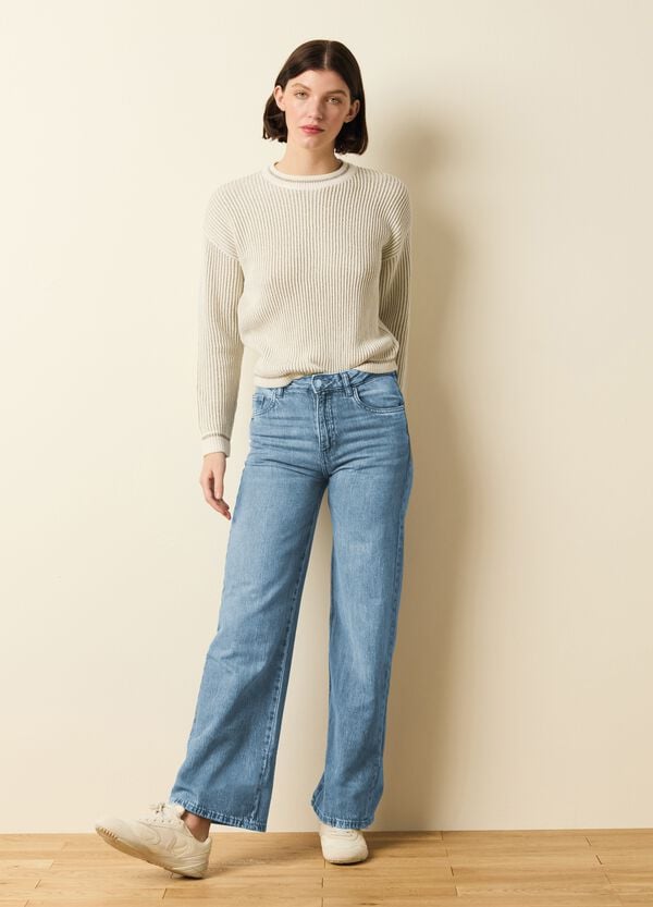 Ovs Maglia con motivo a intarsio