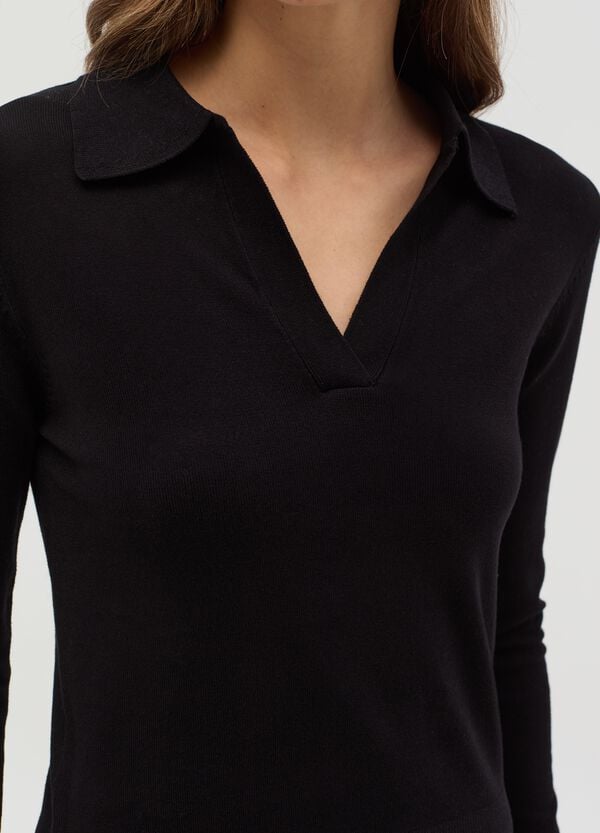 Ovs Maglia Con Scollo A Polo