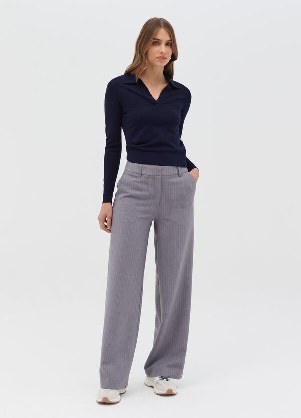 Ovs Maglia Con Scollo A Polo