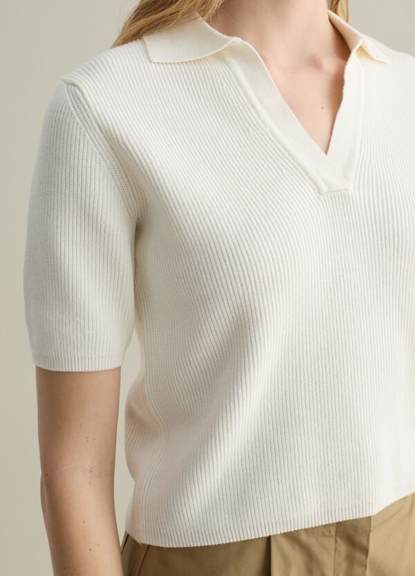 Ovs Maglia Con Scollo A Polo