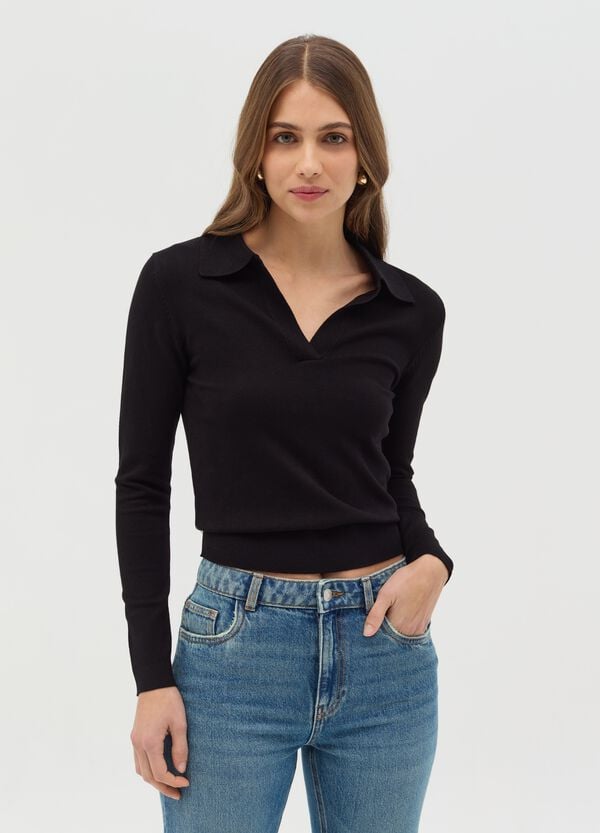 Ovs Maglia con scollo a polo