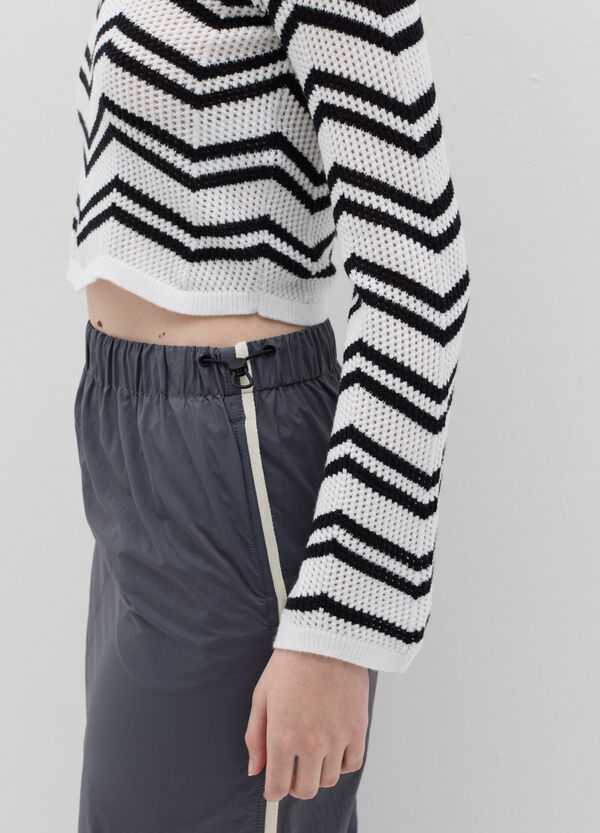 Ovs Maglia Crochet Con Disegno A Righe