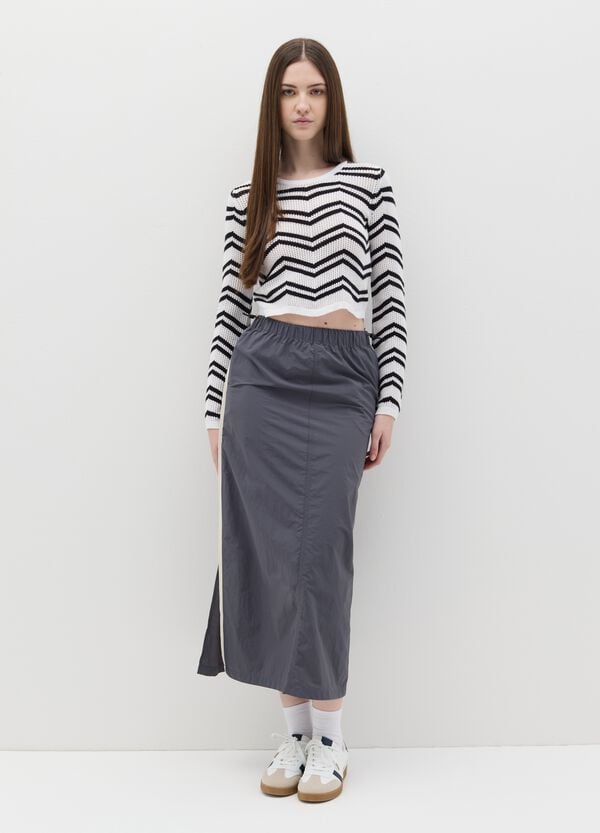 Ovs Maglia Crochet Con Disegno A Righe