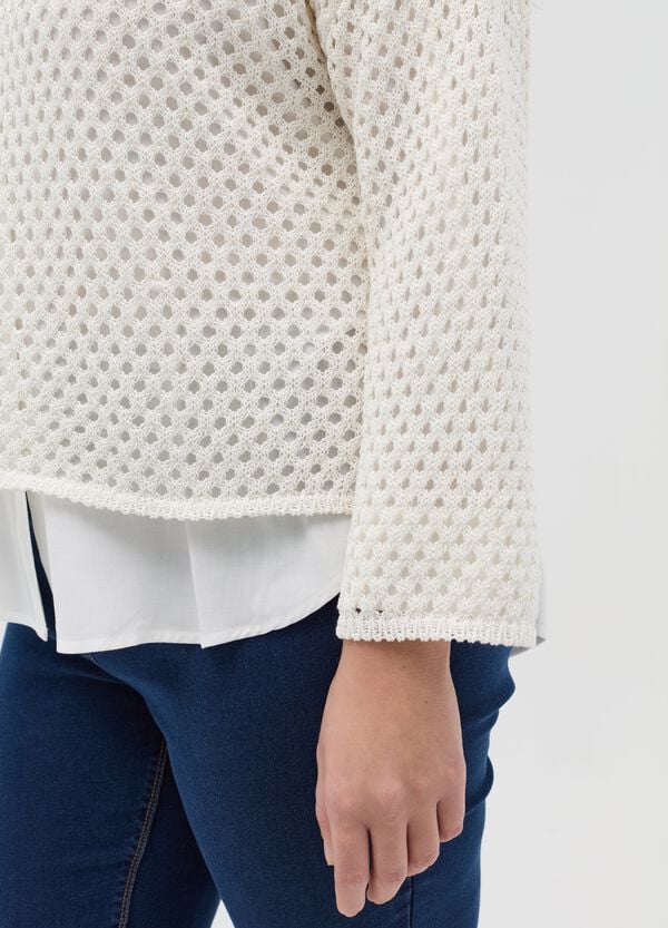 Ovs Maglia Crochet Curvy