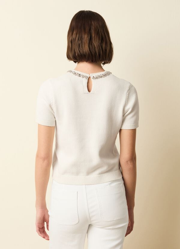 Ovs Maglia Girocollo Con Applicazione Gioiello