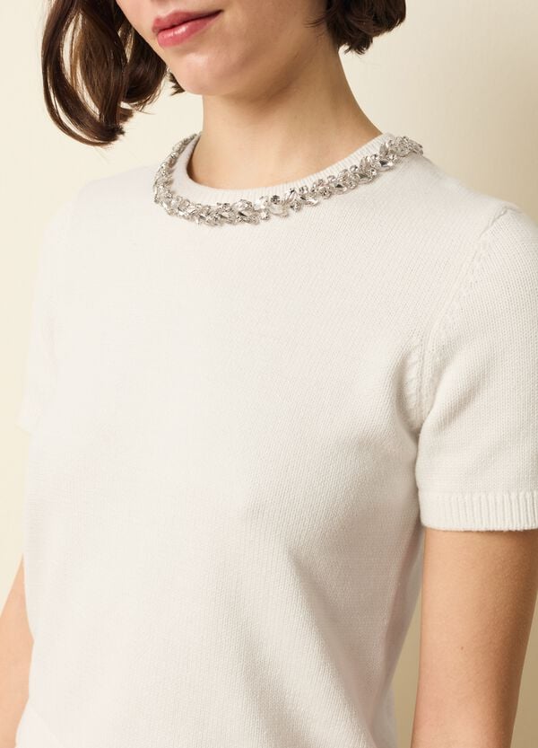 Ovs Maglia girocollo con applicazione gioiello