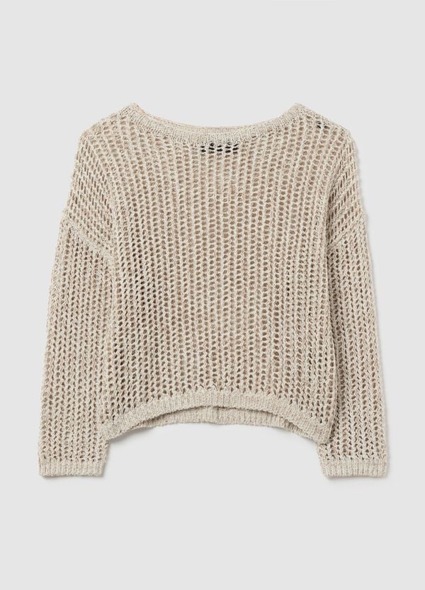 Ovs Maglia traforata con scollo a barca