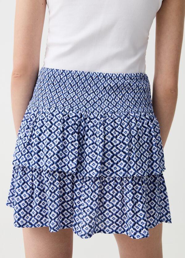 Ovs Minigonna A Balze In Viscosa