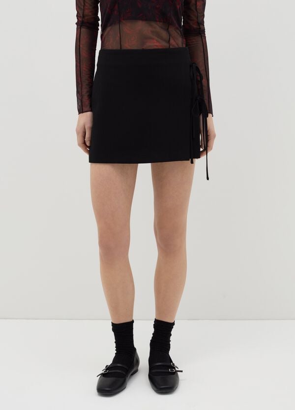 Ovs Minigonna A Portafoglio Con Laccetti