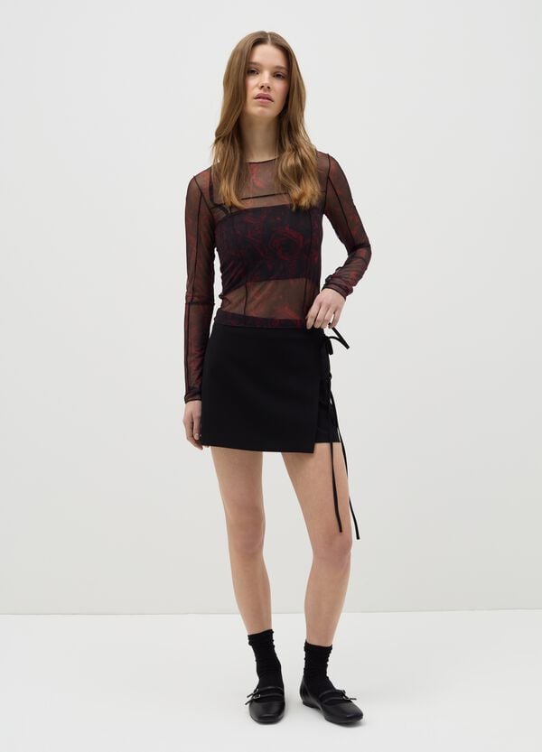 Ovs Minigonna a portafoglio con laccetti