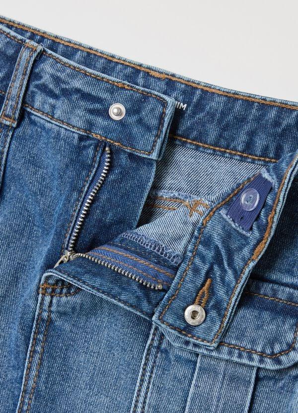 Ovs Minigonna In Denim Con Tasche