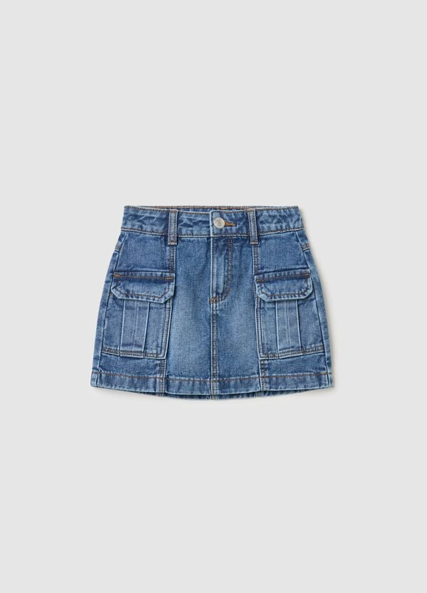 Ovs Minigonna in denim con tasche