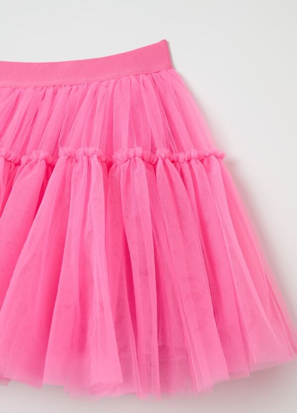 Ovs Minigonna In Tulle Con Balza