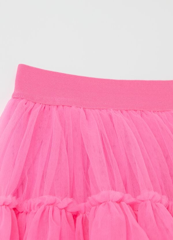 Ovs Minigonna In Tulle Con Balza