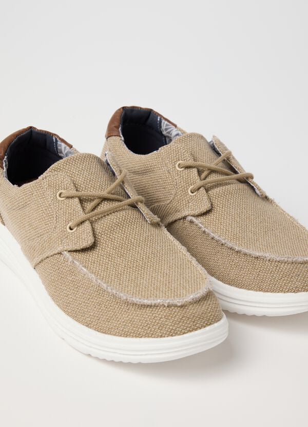 Ovs Mocassino In Tela Di Cotone Corda