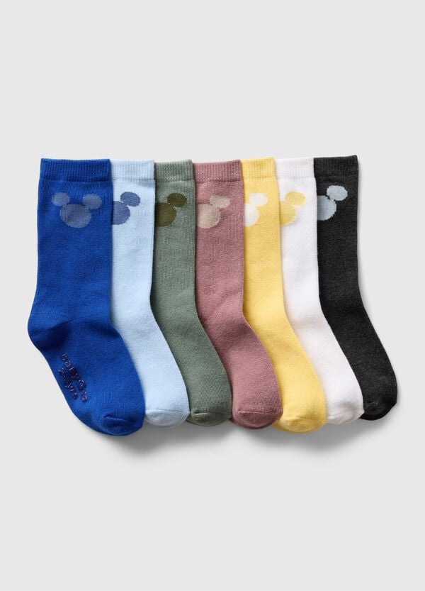 Ovs Multipack sette calze corte disegno Topolino