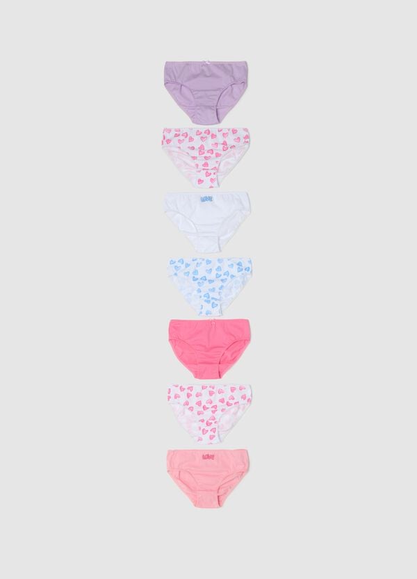 Ovs Multipack sette slip in cotone con stampa