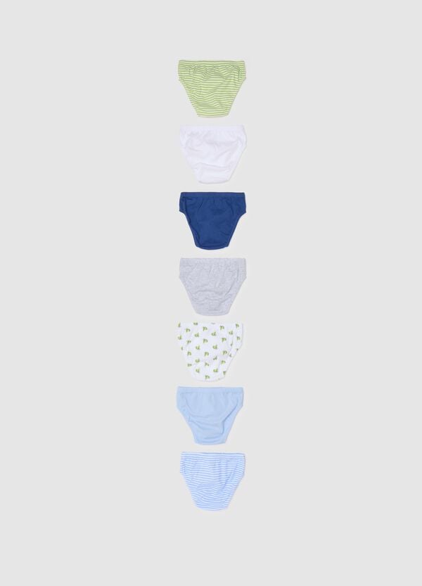 Ovs Multipack Sette Slip In Cotone Stampa Gamers
