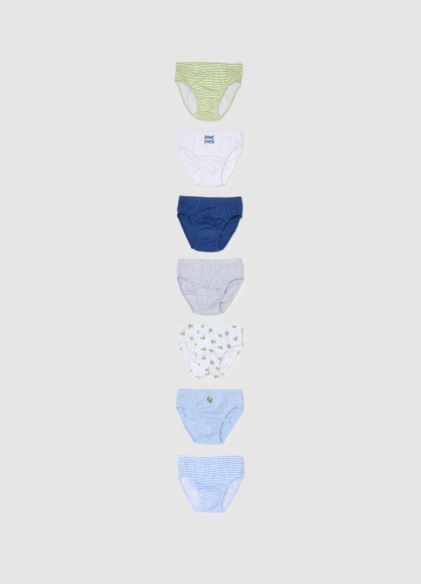 Ovs Multipack sette slip in cotone stampa gamers
