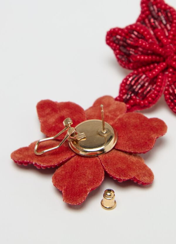 Ovs Orecchini Fiore Con Perline