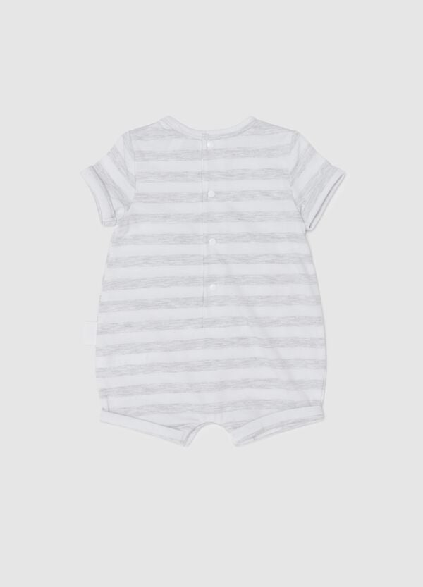 Ovs Pagliaccetto In Cotone A Righe I Love Mum & Dad