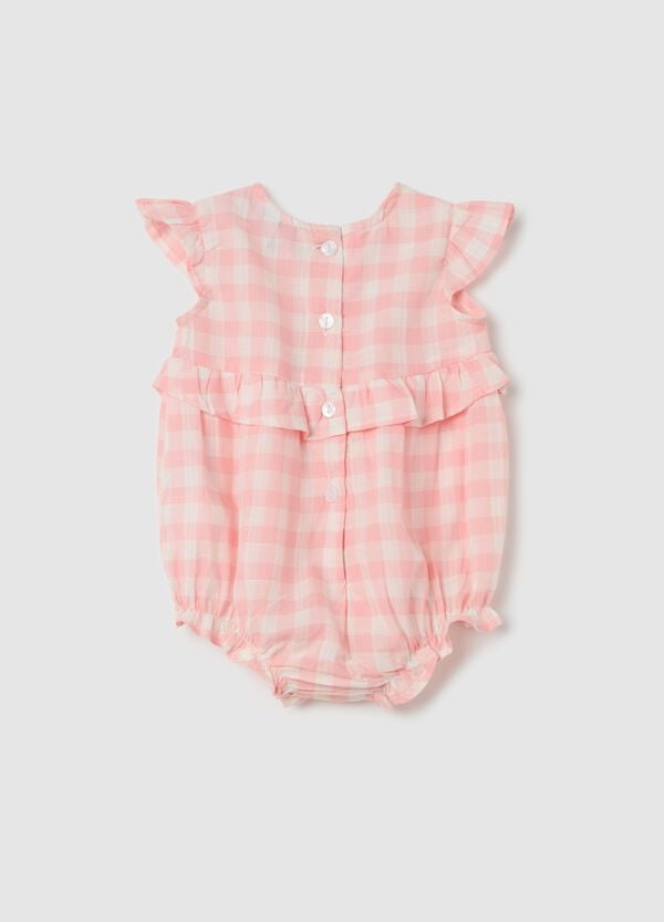 Ovs Pagliaccetto In Cotone Con Fantasia Check
