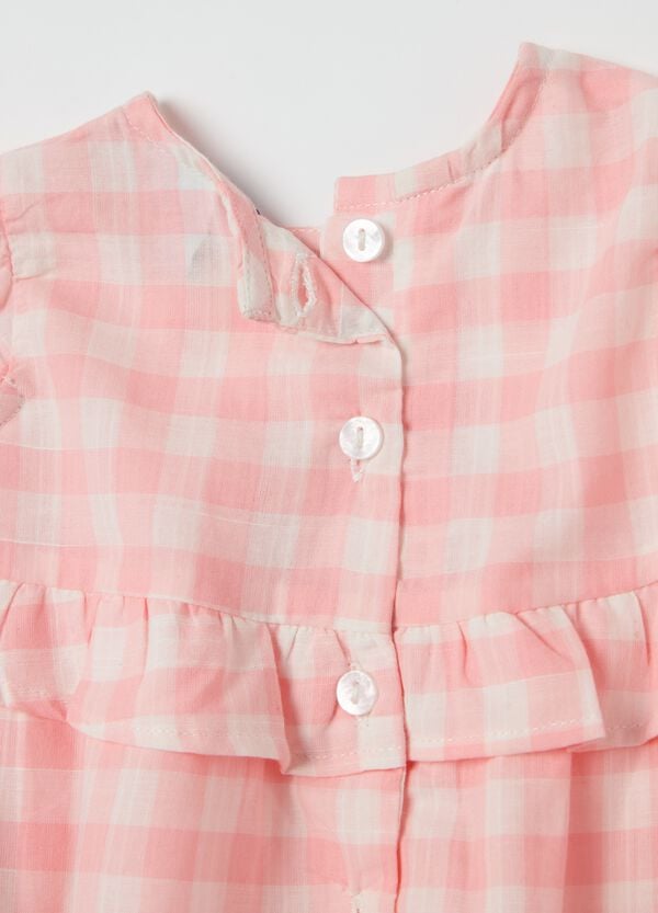 Ovs Pagliaccetto In Cotone Con Fantasia Check