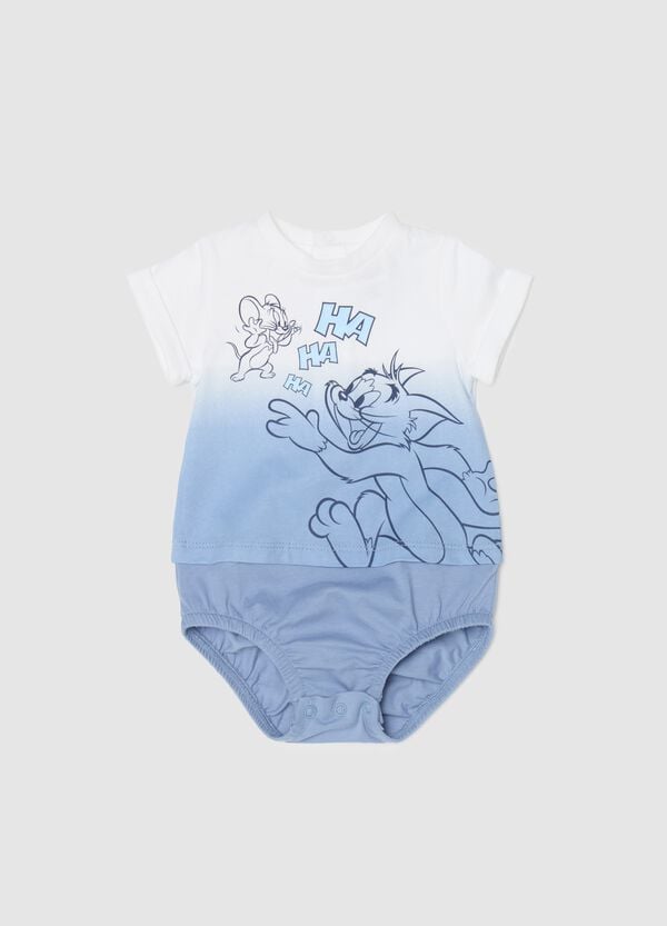 Ovs Pagliaccetto in cotone con stampa Tom & Jerry