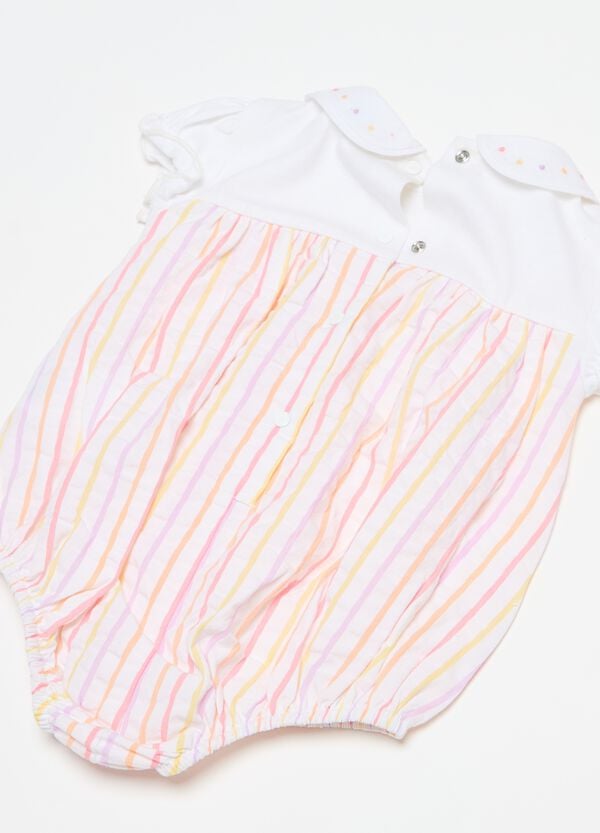 Ovs Pagliaccetto In Cotone Fantasia A Righe
