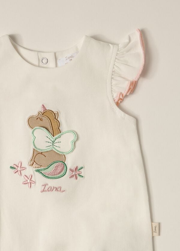 Ovs Pagliaccetto In Cotone Stretch IANA Neonata