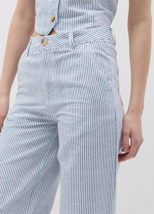 Ovs Pantalone A Gamba Larga Fantasia A Righe