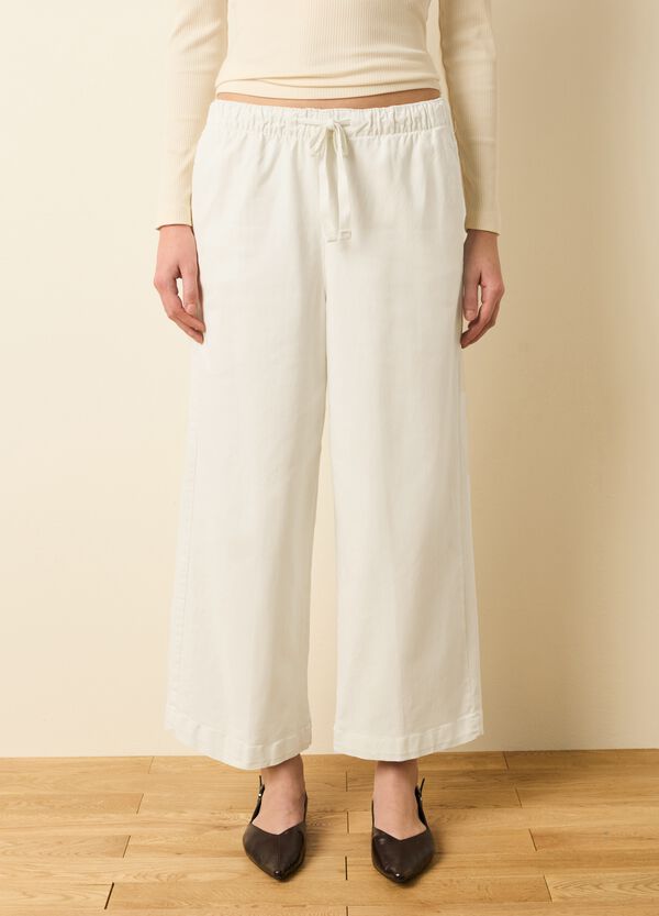 Ovs Pantalone A Gamba Larga In Cotone Stretch