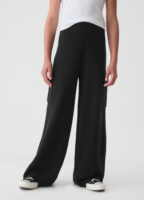 Ovs Pantalone A Gamba Larga In Maglia