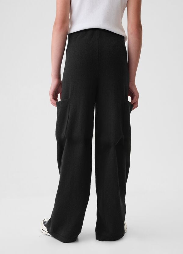 Ovs Pantalone A Gamba Larga In Maglia