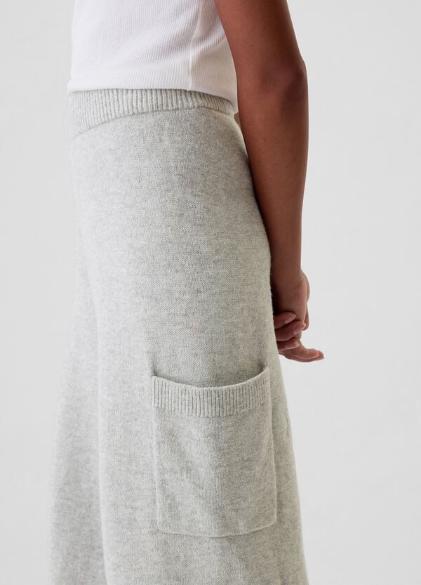 Ovs Pantalone A Gamba Larga In Maglia