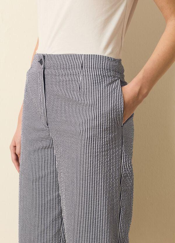 Ovs Pantalone A Gamba Larga Righe Sottili