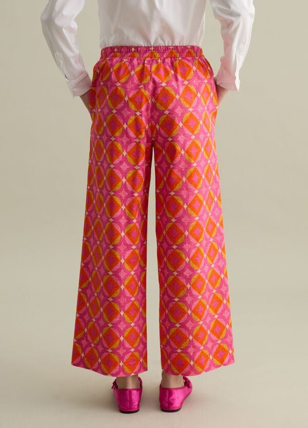 Ovs Pantalone A Gamba Larga Stampa All-over