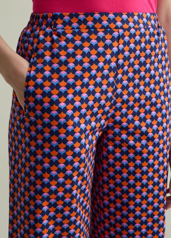 Ovs Pantalone A Gamba Larga Stampa All-over